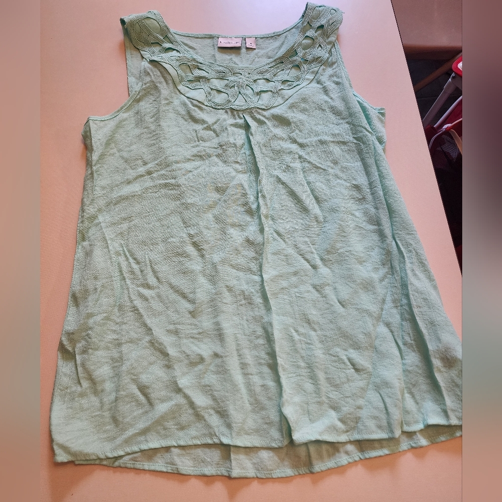 Kim Rodgers tank top, size medium, teal